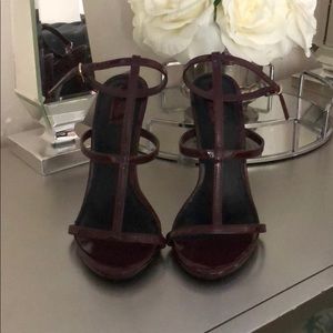 Burgundy heels